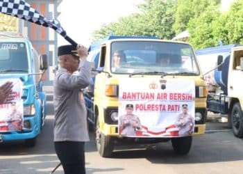 Lima Desa Terima Droping Air Bersih, Kini Polresta Pati Peduli Sesama