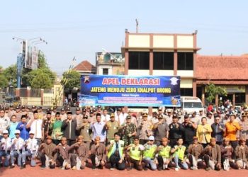 Wujudkan Pilkada Aman! Kini Deklarasi Jateng Zero Knalpot Brong di Gencarkan