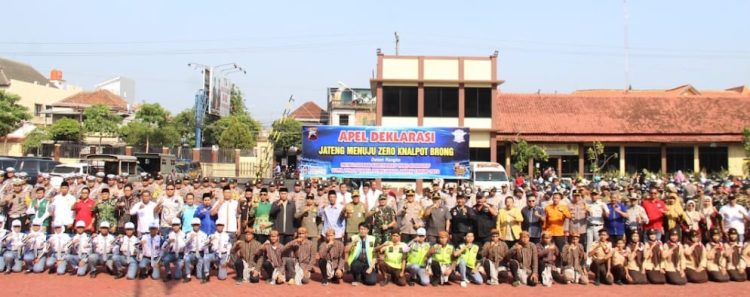 Wujudkan Pilkada Aman! Kini Deklarasi Jateng Zero Knalpot Brong di Gencarkan