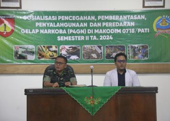 Upaya Pencegahan Narkoba, Kodim Pati Gelar Sosialisasi P4GN