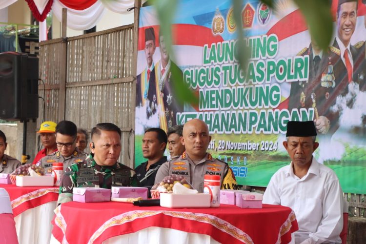 Ketahanan Pangan, Kini Launching Gugus Tugas Polri Serentak