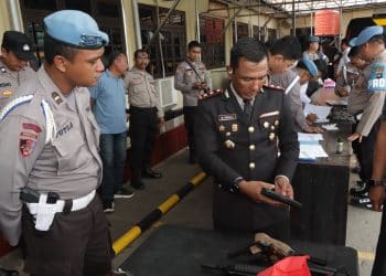 Pemeriksaan Senpi, Kapolres Banjar Pastikan Kepatuhan Prosedur
