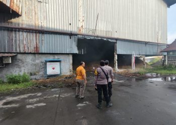 Si Jago Merah Lalap Gudang Ampas, Polisi cek Lokasi