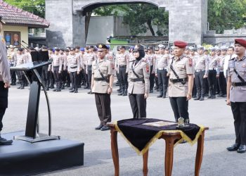 Sertijab! Kapolres Rembang Apresiasi Kinerja Pejabat Lama