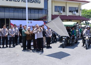 Baksos! Sinergi Polres Rembang dan Elemen Mahasiswa