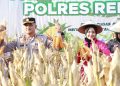 Panen Raya Jagung, Polres Rembang Perkuat Ketahanan Pangan Daerah