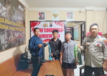 Polisi Amankan Dua Pemuda Bersenjata Sarung di Tengah Malam