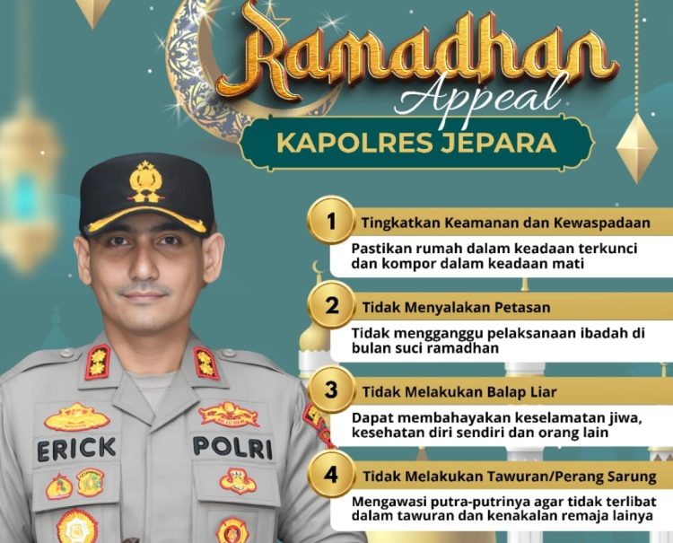 Ciptakan Wilayah Aman, Kapolres Jepara Imbau Warga Jaga Ketertiban