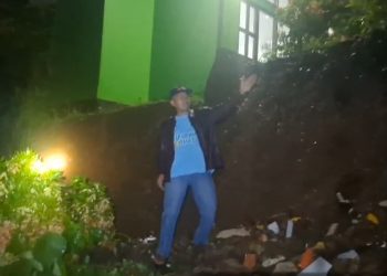 Pagar SMPN 1 Cluwak Roboh Diterjang Bencana, Kabid SMP Disdikbud Pati cek Lokasi