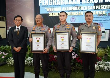 Sespimma Lemdiklat Polri Angkatan 73 Raih Rekor MURI di Seminar Sekolah Bertema “Polisi dan Masyarakat”