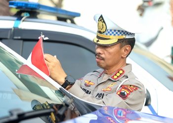 HUT RI ke 80, Dirlantas Polda Jateng Gelar Aksi Humanis
