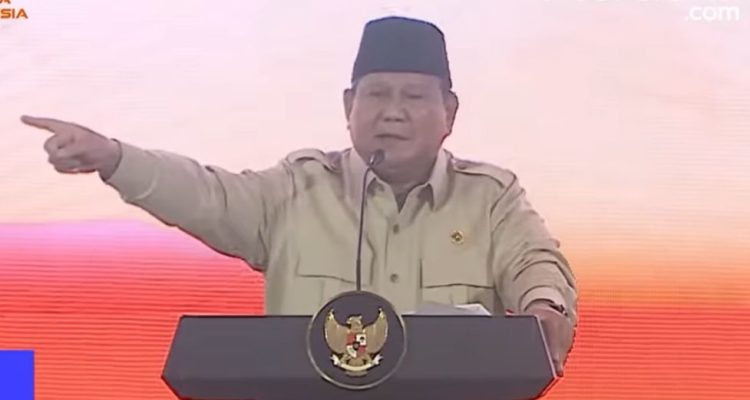 Ingat, Prabowo Tidak Toleransi Perangi Korupsi