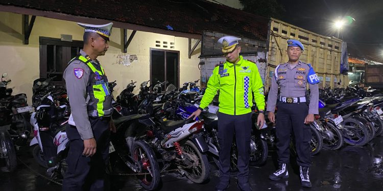 Gaspol Berantas Knalpot Brong, Satlantas Polresta Pati Tindak 117 Pelanggar Didominasi Pelajar