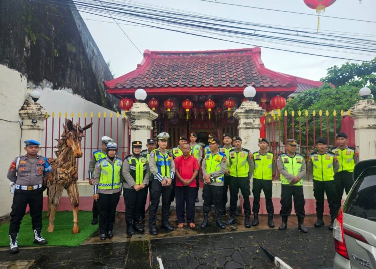Imlek 2026 Dijaga Ketat, Polres Jepara Turun Total Amankan Vihara dan Klenteng