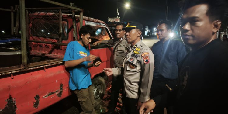 Patroli Jelang Sahur, Polsek Tayu Amankan Colt L300 Bermuatan Sound System DJ