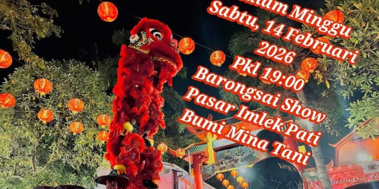 Gemuruh Barongsai Meriahkan Imlek, Pasar Malam di Gelar
