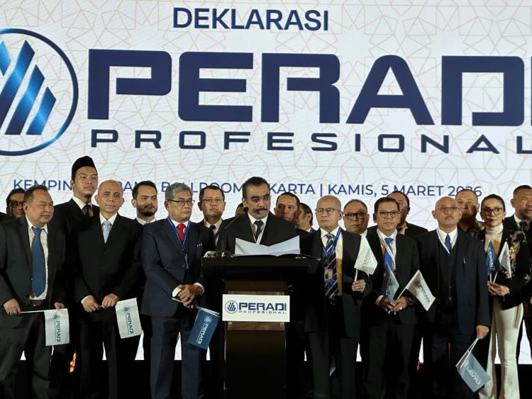 PERADI PROFESIONAL Resmi Lahir, Prof Harris: Advokat Harus Kembalikan Marwah Profesi Hukum