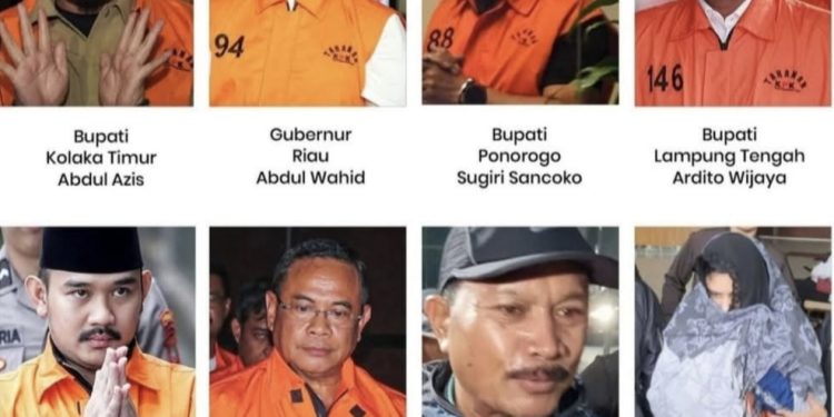 8 Kepala Daerah Terseret OTT KPK, Dari Bupati Pati Hingga Gubernur Riau