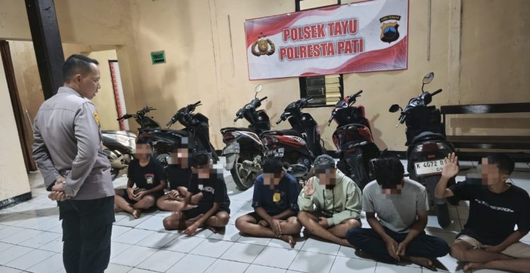 Cegah Perang Sarung, Polisi Amankan 7 Remaja dan 8 Motor Saat Patroli Dini Hari