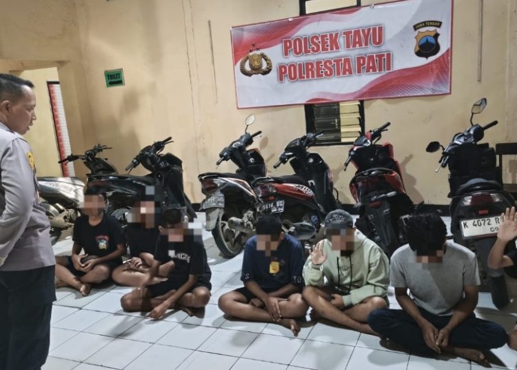 Cegah Perang Sarung, Polisi Amankan 7 Remaja dan 8 Motor Saat Patroli Dini Hari
