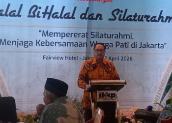 Batik Kuning di Momen Halal Bihalal IKKP Bukan Simbol Golkar, Melainkan Produk Asli Pati