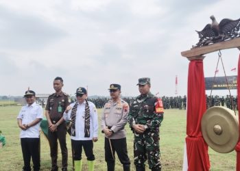 TMMD Reguler ke-128 Dibuka, TNI – Polri dan Pemda Targetkan Akses Desa Lebih Maju