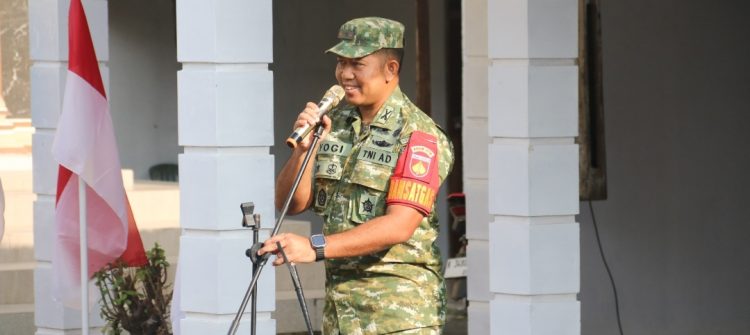 Kekompakan dan Keamanan, Dansatgas Kodim Pati Gelar Apel