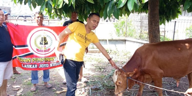 Pererat Silaturahmi, Ketut : Pembagian Ratusan Daging Qurban Disambut Warga