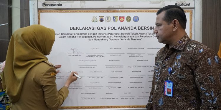 BNNP Jateng dan Pemkab Demak Perkuat Gerakan ANANDA BERSINAR Cegah Narkoba