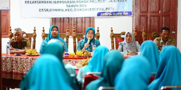 PKK Pati Perkuat Pelaksanaan 10 Program Pokok PKK di Desa Asempapan dan Dumpil