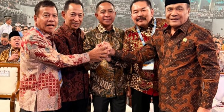 Kekompakan Kapolri, Panglima TNI, Jaksa Agung hingga Kepala BIN Warnai Harkopnas 2026