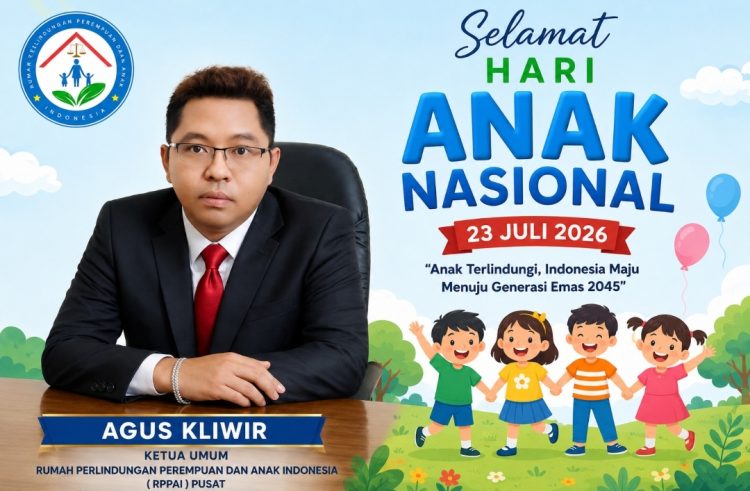 Hari Anak Nasional 2026, Agus Kliwir Ajak Semua Pihak Lindungi Anak dan Hentikan Kekerasan