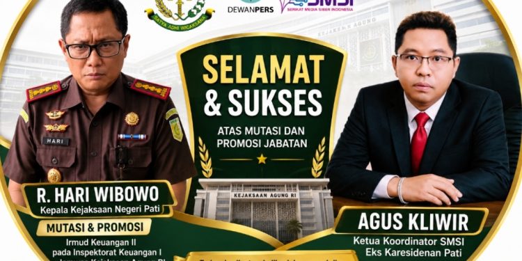 Mutasi Kajari Pati Jadi Sorotan, Agus Kliwir Apresiasi Kejagung atas Promosi R. Hari Wibowo