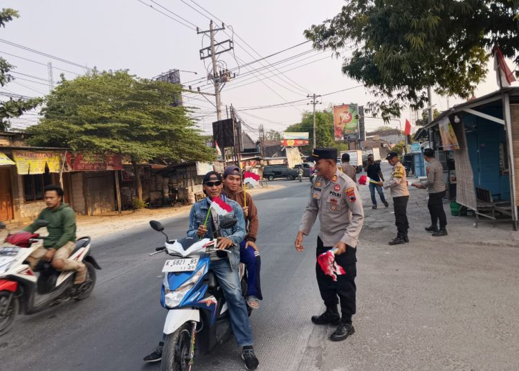 250 Bendera Merah Putih, AKP Parsa : Semarakkan HUT RI ke-81