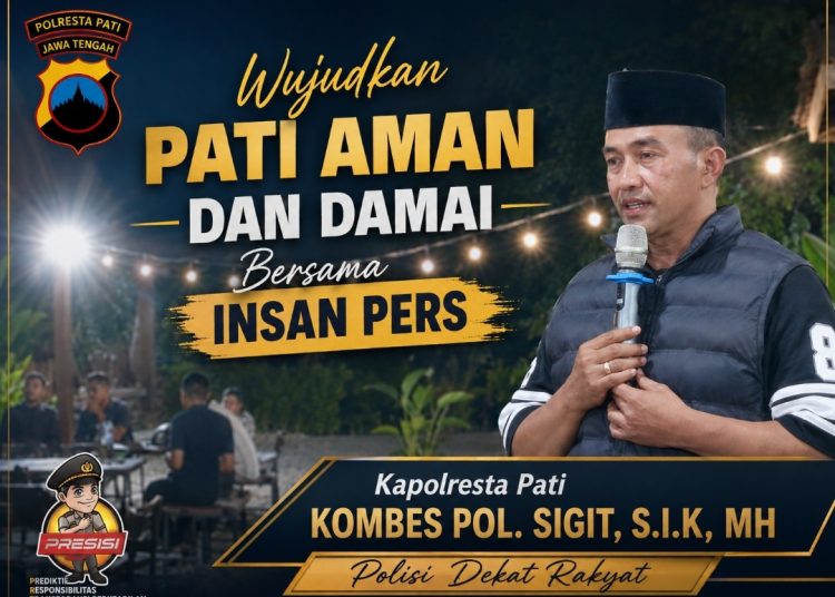 Kapolresta Pati Gandeng Insan Pers Wujudkan Pati Aman dan Damai