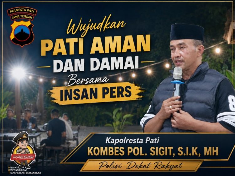 Kapolresta Pati Gandeng Insan Pers Wujudkan Pati Aman dan Damai