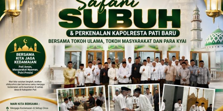 Safari Subuh Perdana, Kapolresta Pati Ajak Tokoh Agama dan Masyarakat Jaga Kondusivitas