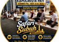 Kapolresta Pati Sapa Warga Lewat Safari Subuh, Perkuat Kamtibmas dari Masjid