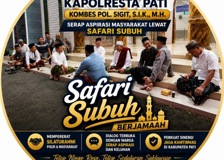 Kapolresta Pati Sapa Warga Lewat Safari Subuh, Perkuat Kamtibmas dari Masjid