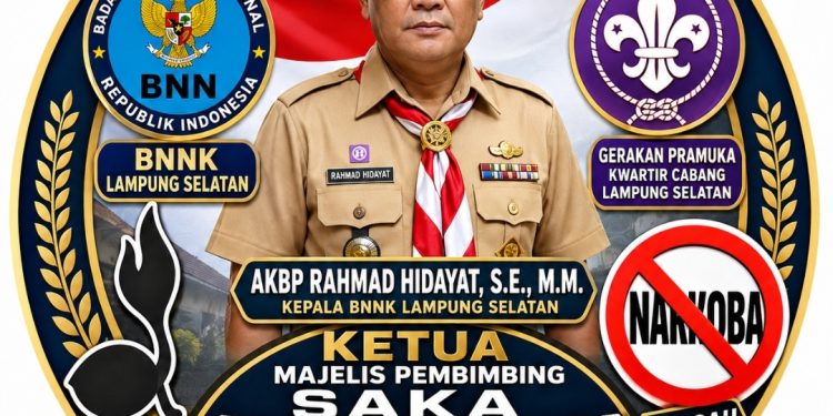 AKBP Rahmad Hidayat Pimpin Saka Anti Narkoba, Pramuka Garda Terdepan P4GN
