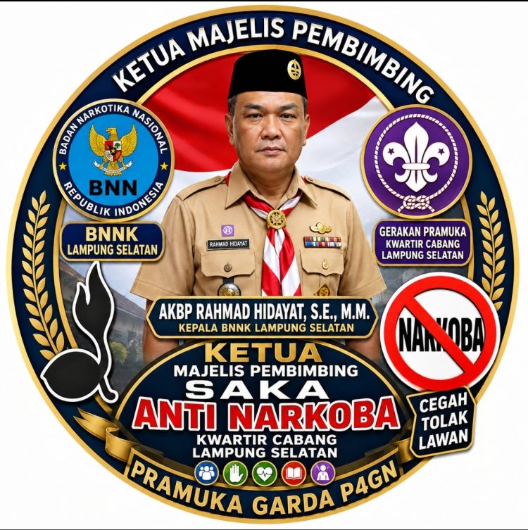 AKBP Rahmad Hidayat Pimpin Saka Anti Narkoba, Pramuka Garda Terdepan P4GN
