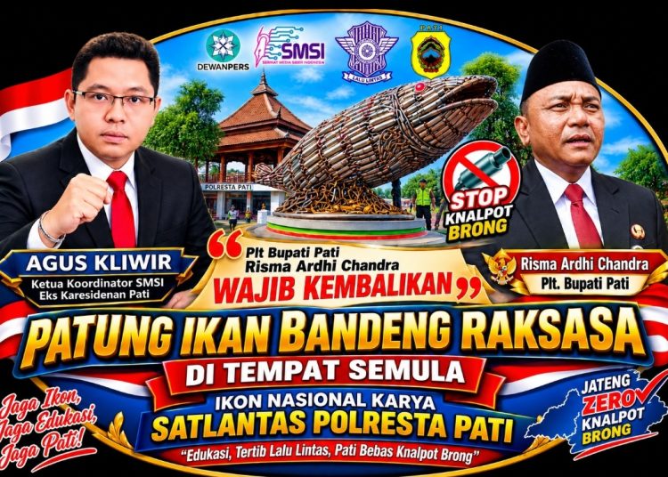 Agus Kliwir Kritik Penghilangan Ikon Bandeng Raksasa, Plt Bupati Pati Wajib Kembalikan