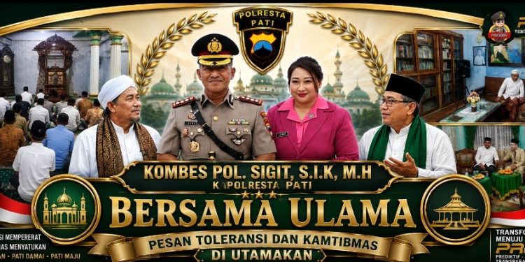 Kapolresta Pati Gandeng Tokoh Ulama, Pesan Toleransi dan Kamtibmas di Utamakan