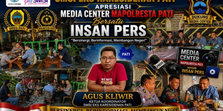 Sinergi Polri dan Insan Pers Makin Solid, SMSI Apresiasi Media Center Mapolresta Pati