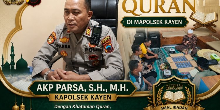 Khataman Quran, Polsek Kayen Perkuat Doa untuk Keamanan
