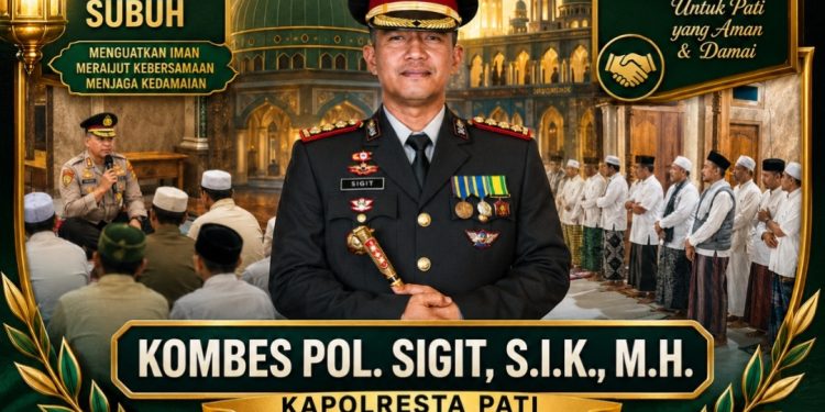 Teladan Jaga Kedamaian, Kapolresta Pati Siraman Rohani dan Safari Subuh