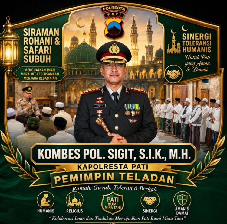 Teladan Jaga Kedamaian, Kapolresta Pati Siraman Rohani dan Safari Subuh