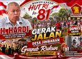H. Hardi Ramaikan HUT RI ke-81, Dorprize Bikin Warga Makin Antusias