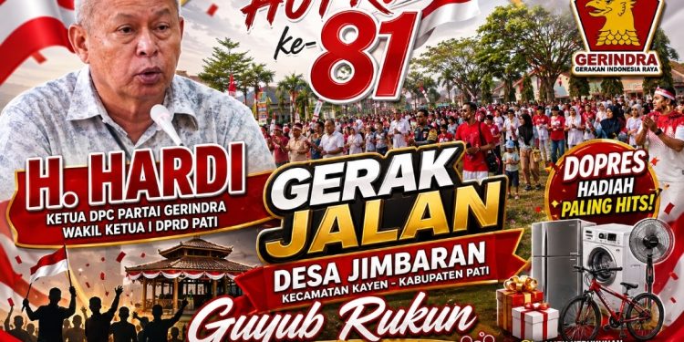 H. Hardi Ramaikan HUT RI ke-81, Dorprize Bikin Warga Makin Antusias