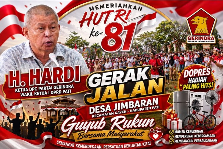 H. Hardi Ramaikan HUT RI ke-81, Dorprize Bikin Warga Makin Antusias